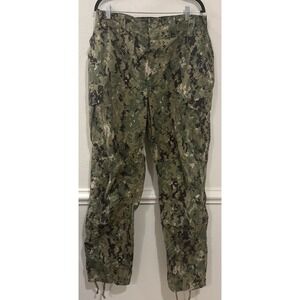 US Navy NWU Type III Pants Large Long Ripstop Camo‎ Working Uniform Trousers